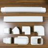 Decorative PVC Line Cover Kit for Mini Split and Central Air Conditioners AC Heat Pumps Systems