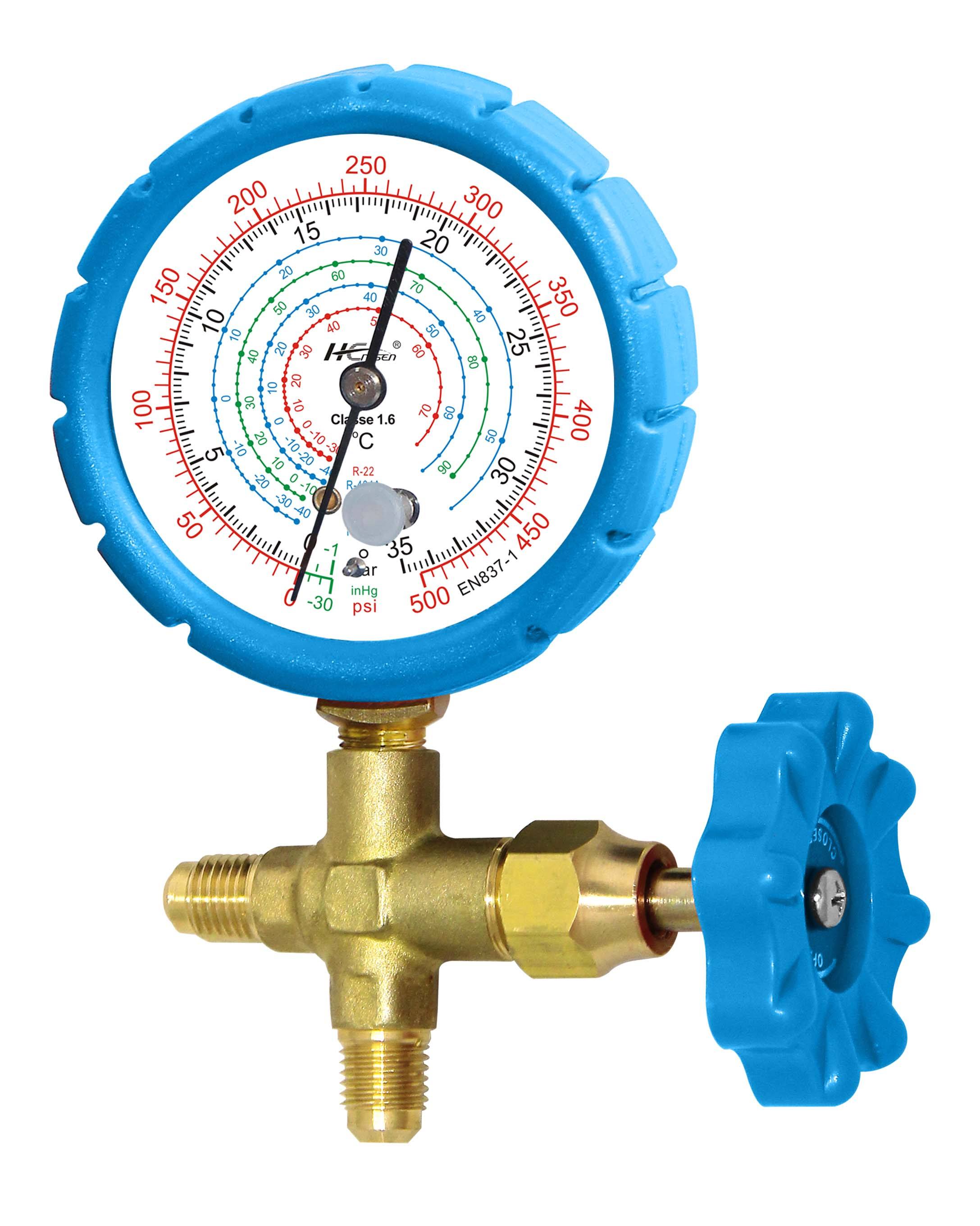 Peerless Quality Hvac AC Refrigeration Single Pressure Gauge Refrigeration Air Conditioning Manifold Pressure Gauge