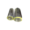 Hot Sale Round Insulated Flexible Duct Aluminum Foil Hose Flexible Pvc Conduit Pipe Insulation Effect Pipe Yellow Cotton