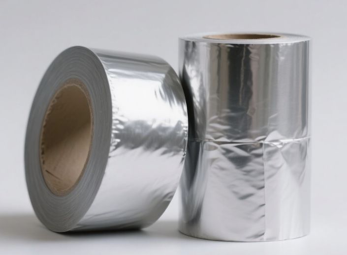 High Quality Factory Direct Sales Duct Tape Double Sided Aluminum Foil 0.1mm Customized Food Packaging Laminated Foil Aluminum