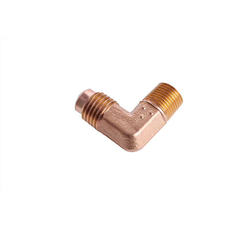 China Factory Price Copper Swivel Elbow Fitting Factory Direct Sale 90 Degree Tube Brass Male Connector Elbow