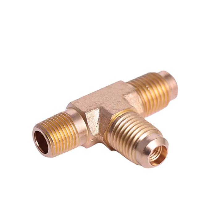 High Quality Air Conditioner Parts Metals Brass Tube Fitting 1/4 Professional Manufacturer Price Copper Elbow