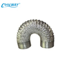 High Quality Round Insulated Duct Aluminum Foil Hose Flexible Pvc Tubing Single/double Ducts 8"