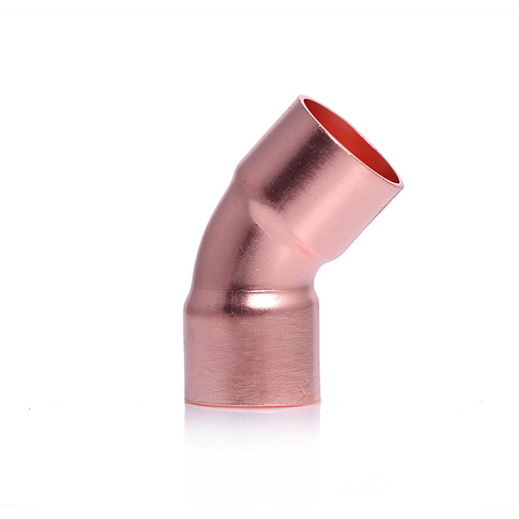 Good Price and Quality Air Conditioner Copper Pipe Fitting Refrigerator Copper Elbow Fittings for Air Conditioning Plumbing
