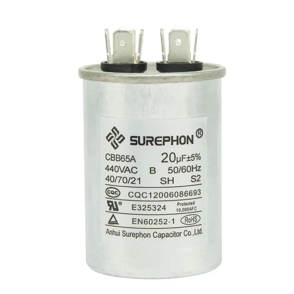 Factory Direct Sale Start Cbb61 Capacitor 1Uf 0.5 1.5 450V Fan Capacitor