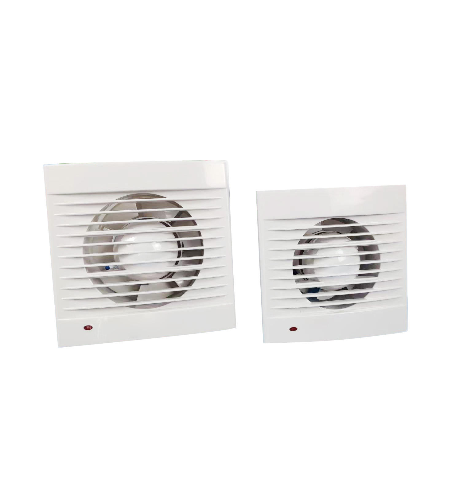 Customized Logo Factory Price Iron Back Shutter Window Ventilation Fan Waterproof Bathroom Home Wall Mounted Plastic Exhaust Fan