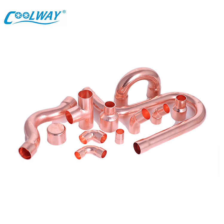 Factory Wholesale Price Pipe Pitting China Supplier Brass Compression Copper Cross Fitting Elbow for Copper Pipe