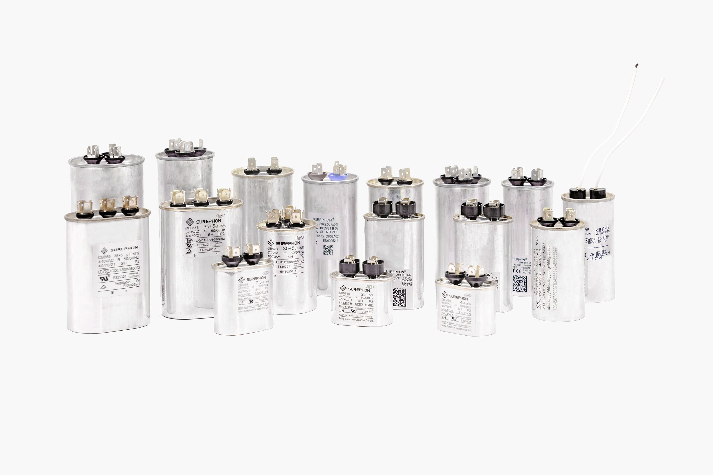 Wholesale CBB65 370VAC 440VAC Capacitor Run Electrolytic Capacitor Celling Motor Fan P2 Capacitor Cbb65 for Switching