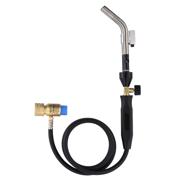 HT-3DSV Dual-TipTorch with Self-Ignition, Hose and Needle Valve Brass Made High Quality Hand Torch Universal Welding Tools
