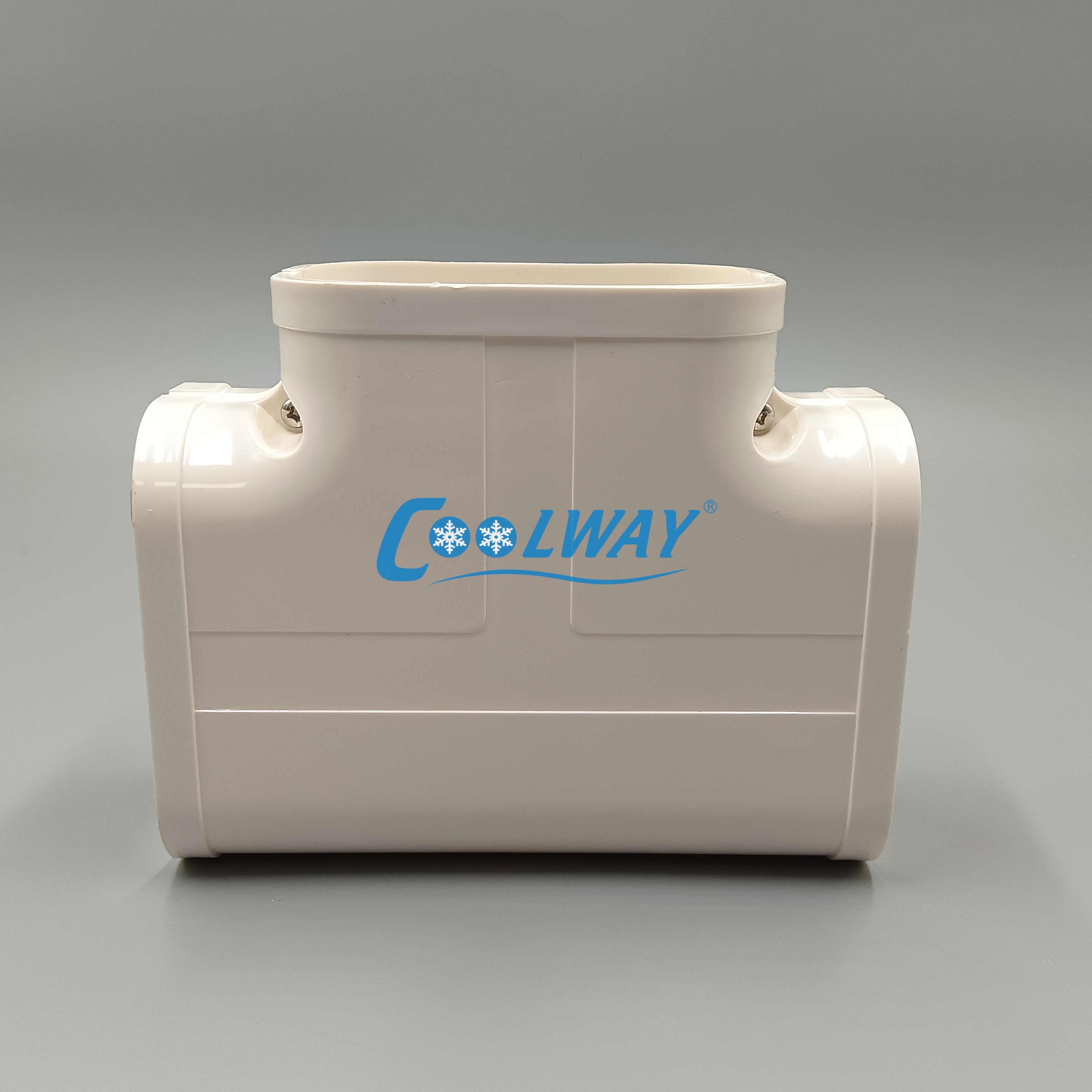 AC Tube Decorative Air Conditioner PVC Duct Trunking Manual Home Use Straight Pvc Decorative Pipe Cover