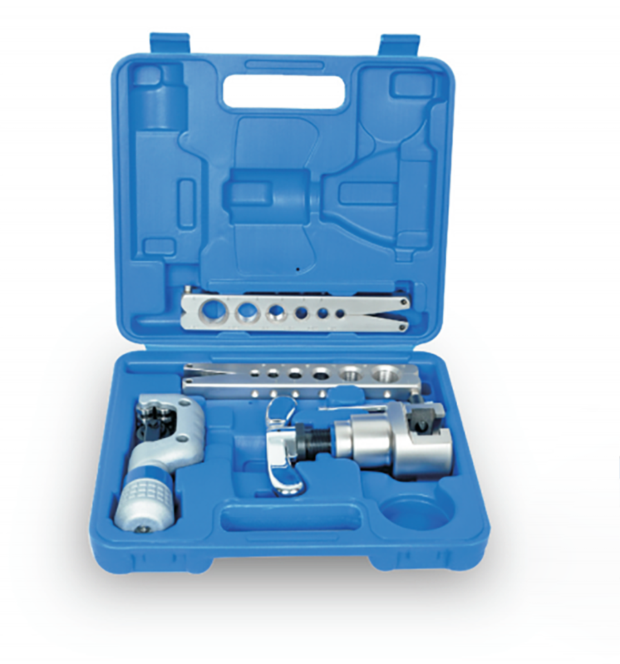 China Industrial Grade Heavy Duty Alloy Air Conditioner Service Hand Tools Kit Including Flair Swaging Tool in Various Sizes