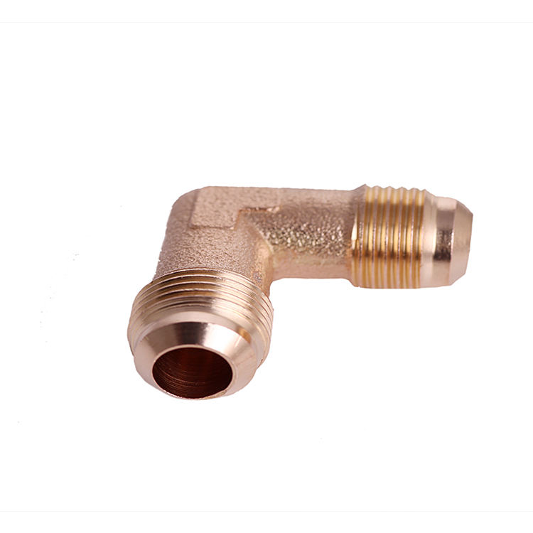 China Factory Price Copper Swivel Elbow Fitting Factory Direct Sale 90 Degree Tube Brass Male Connector Elbow