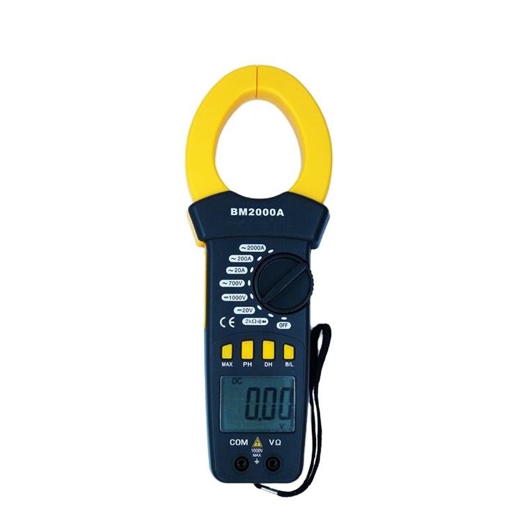 High Quality Ac/dc Mini Clamp on Multimeter Ampere Meter With BUZZER Data Hold Backlight BM2000A Digital Meter