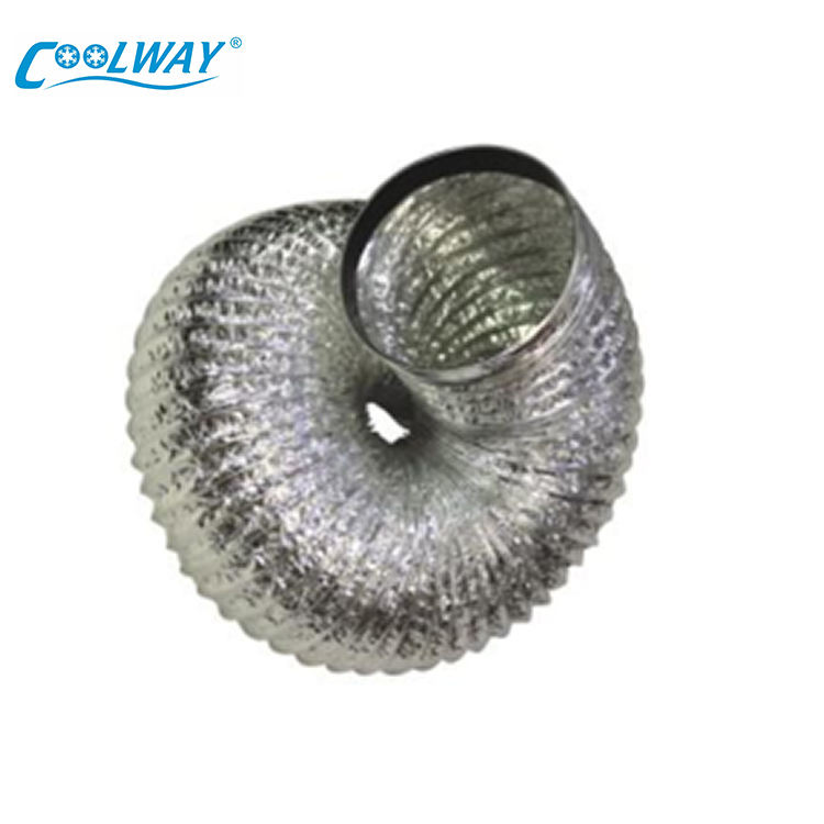 High Quality Round Insulated Duct Aluminum Foil Hose Flexible Pvc Tubing Single/double Ducts 8"