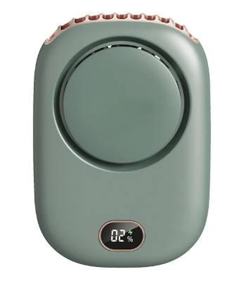 China Hot Sale Hands Free 2000mah Rechargeable Fan Low Price Mini Portable Wearable Fans 3 Speed USB Hanging Waist Clip Fan