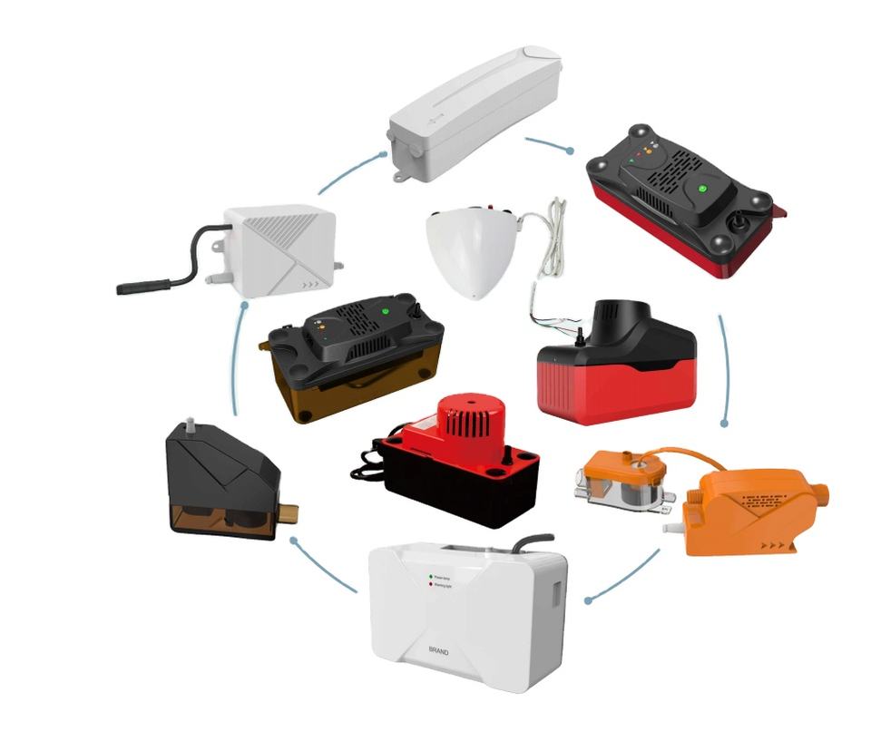 Custom Mini-Split Condensate Pump Super Silent Wall Pump Condensate Pump 10-240v 50/60HZ Price for Sale