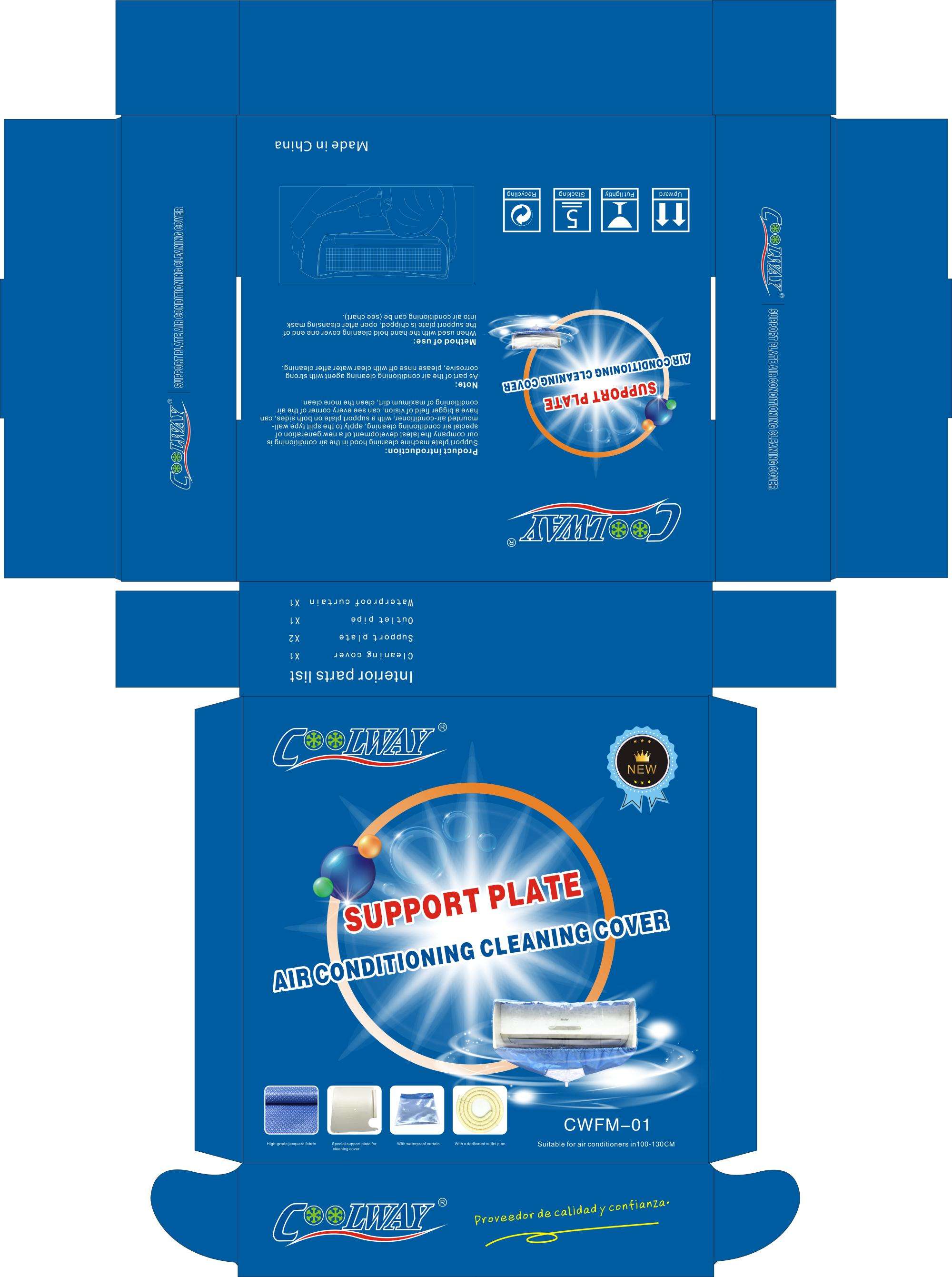 Air Conditioner Parts Waterproof Dust Washing Clean Protector Air Condition Bag for 24000-36000 Btu Wall-Mounted Mini Split AC