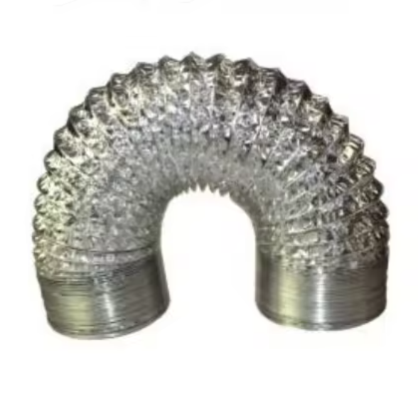 Ventilation System/ Parts Aluminium Flexible Duct Customized Aluminum Flexible Cleaning Exhaust Hose Aluminum Kitchen Air Vent