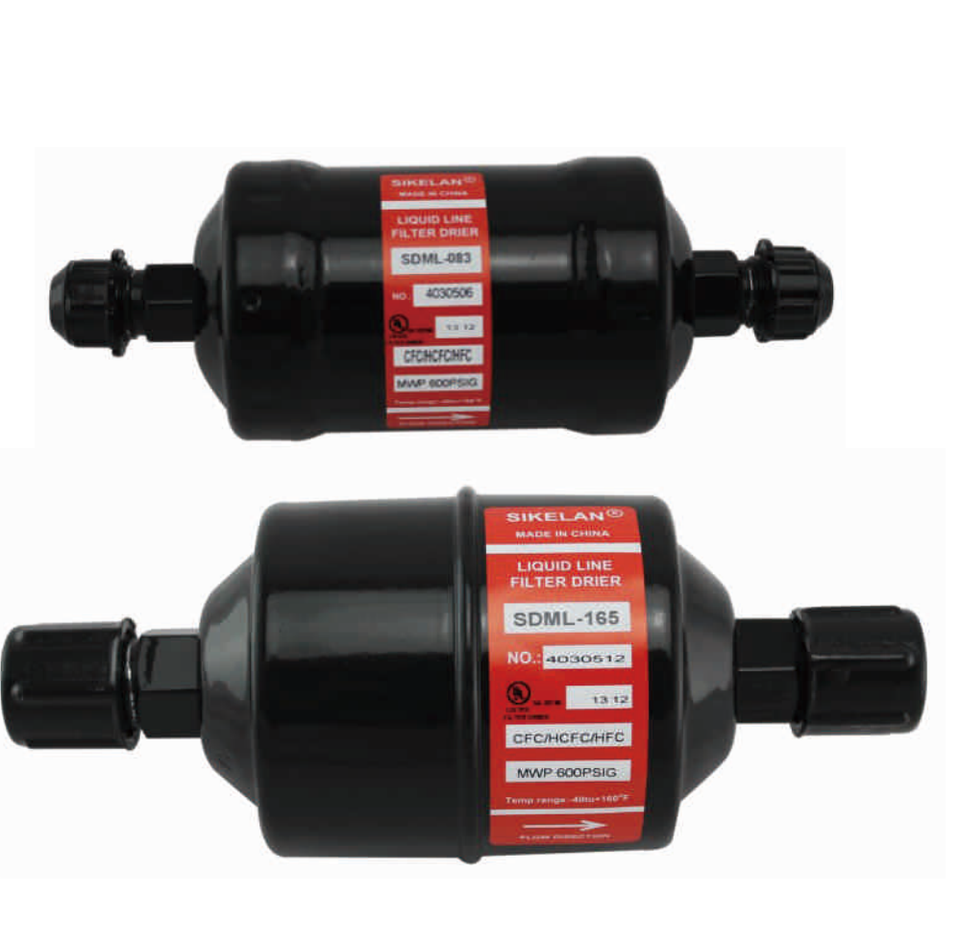 All Kinds of A/C Air Conditioning R134A R404A R410A Filter Drier 1.3 SDML Series Solid Core Liquid Line Filter-Drier