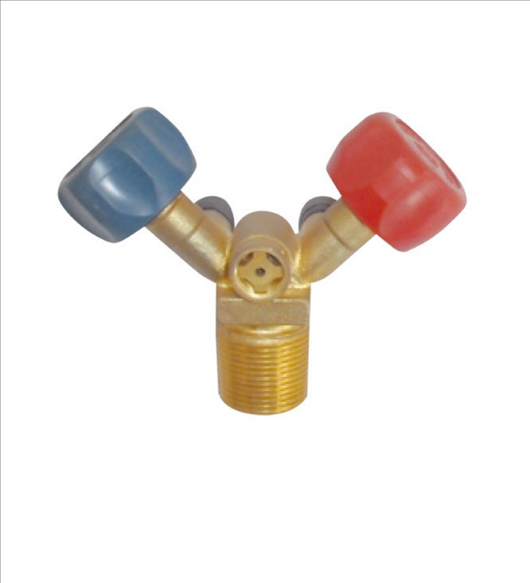 China Factory Refrigerants Gas Cylinder Valve High Pressure Brass Valve and Shut off Valve for Gas Recovery Tank