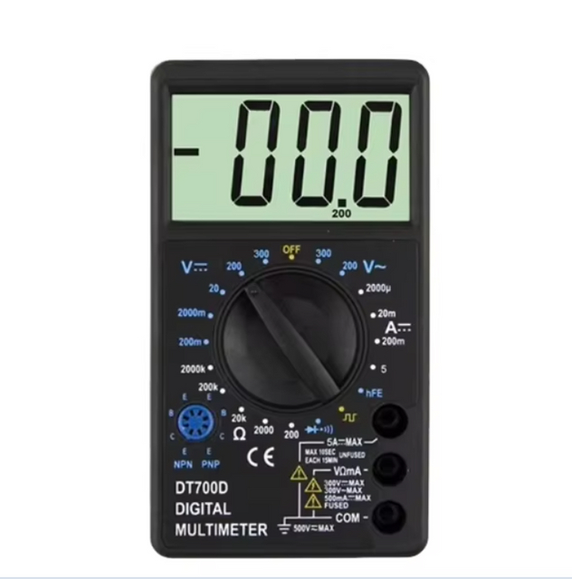 Accurate Digital Display Multimeter High Quality Universal Test Multimeter for Measuring Current and Voltage