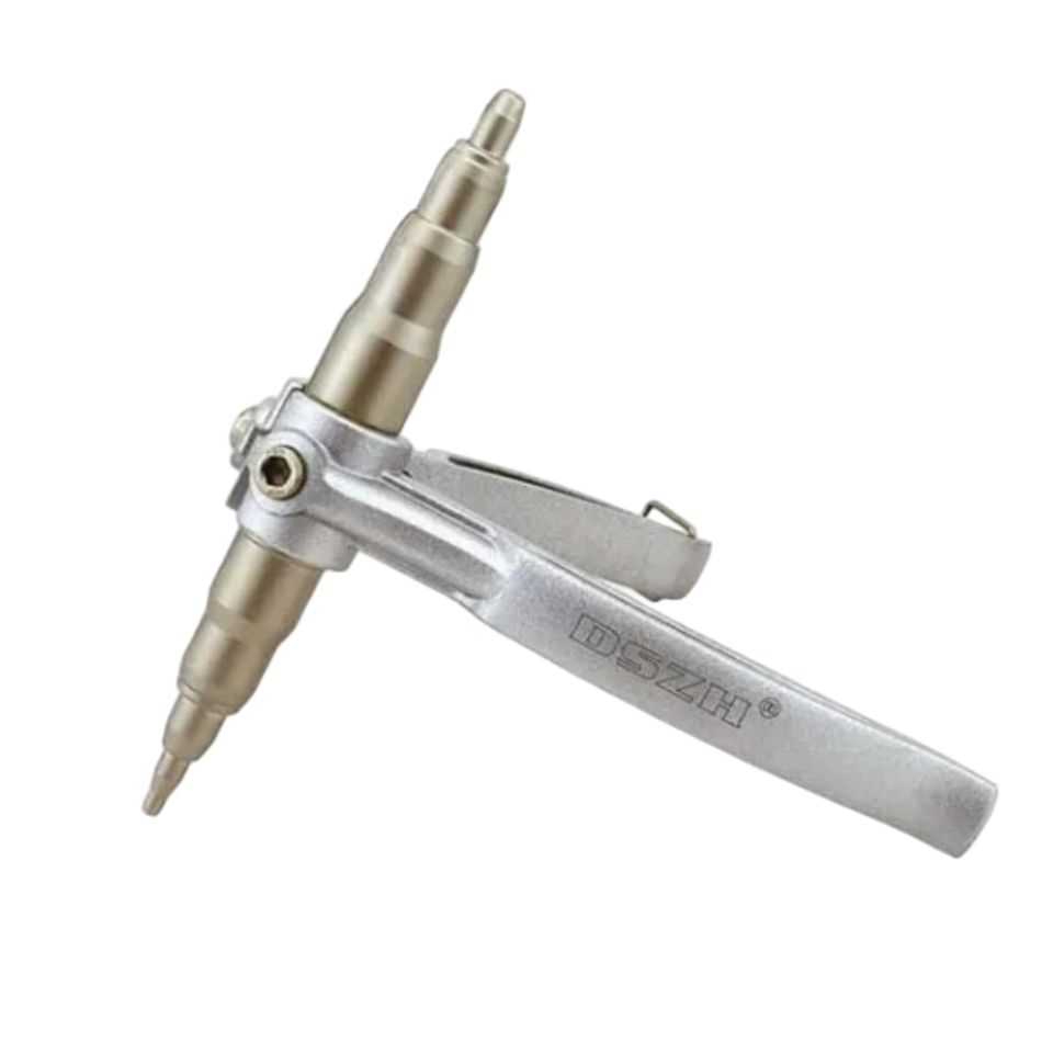 WK-8P Portable Refrigeration Tool Box Charging Hose Flaring Tool Pipe Cutter and Manifold Pressure Gauge HVAC Tool Suitcase