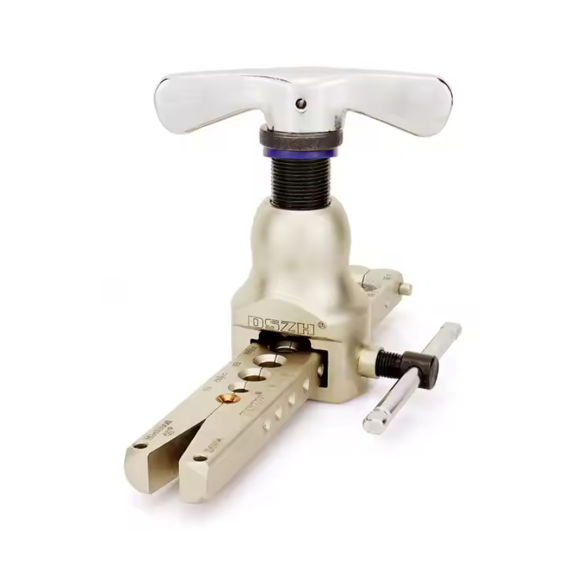 WK-7P Portable Refrigeration Tool Box Vacuum Pump Charging Hose Flaring Tool Pipe Cutter and Manifold Pressure Gauge