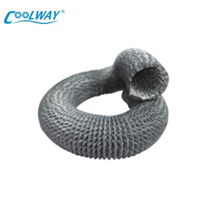 High Quality Round Insulated Duct Aluminum Foil Hose Flexible Pvc Tubing Single/double Ducts 4"