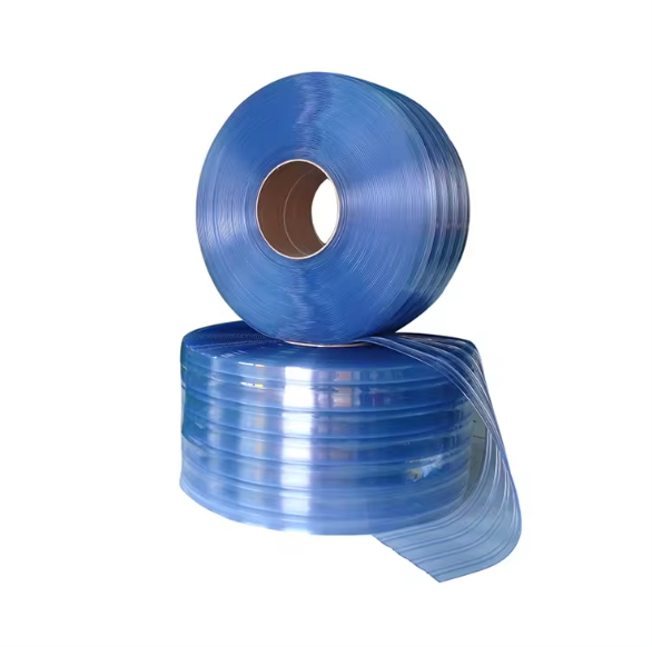 Wholesale Transparent Pvc Strip Curtain Roll Colourful Customized Thickness Transparent Sheets Roll Curtain