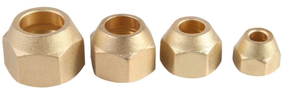 Hotsale Brass Compression Fitting Copper Swivel Fitting Customized CNC Machined Steel Brass Forged Nut