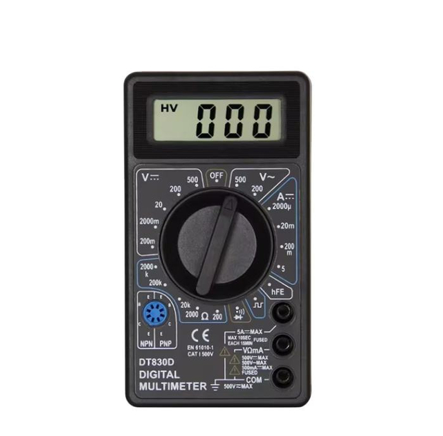 New Arrival Small Standard Digital Multimeter Manufacturers Direct Sale Best Selling Tools Handheld Digital Multimeter