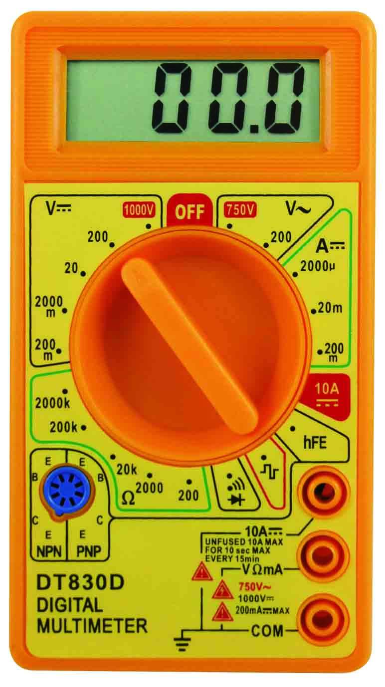 China Factory Lcd Display Backlight Portable Desktop test Unit Digital Multimeter Popular Professional LCD Multimeter