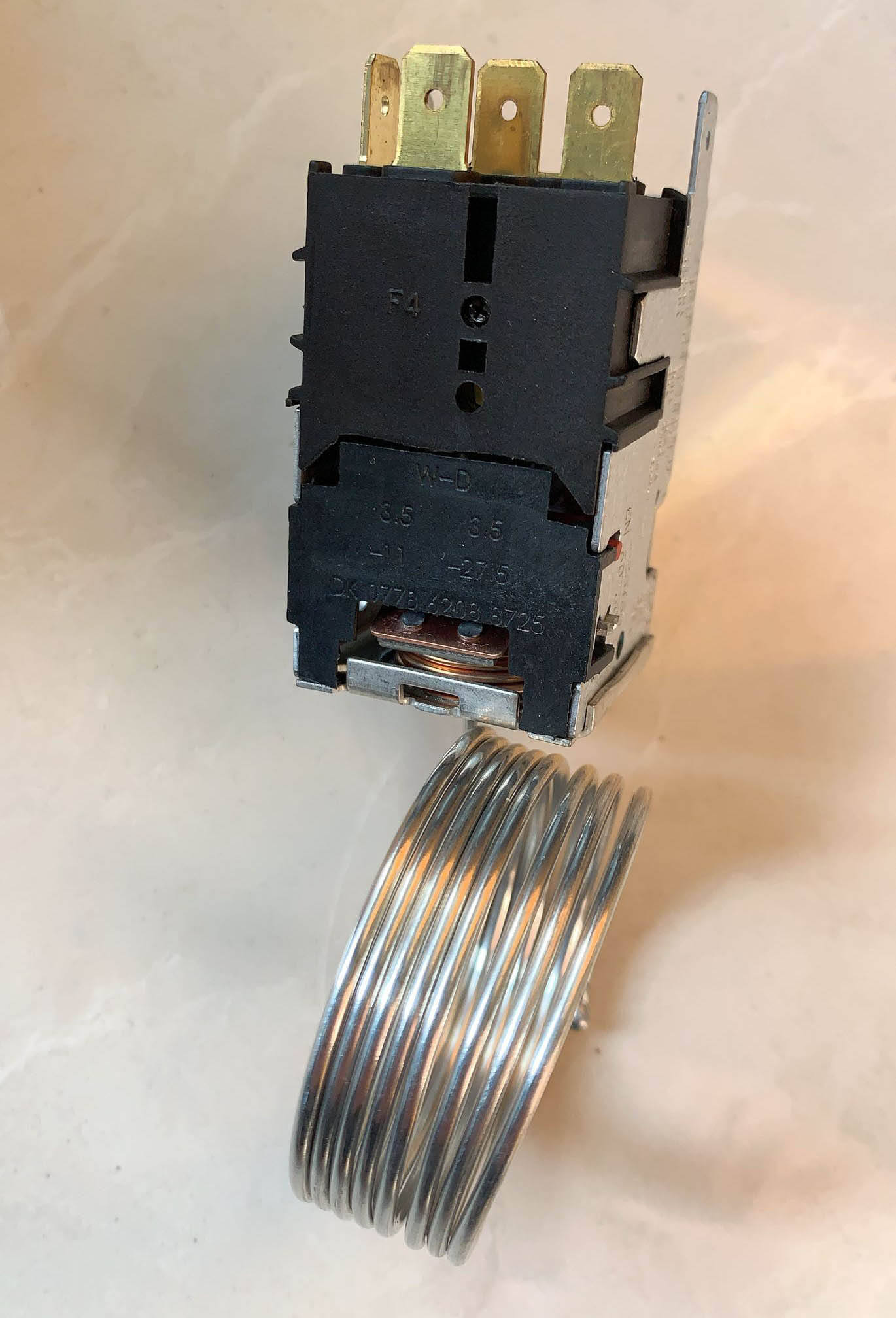 Hvac Replacement Thermostat Temperature Cold Controller Capillary Home Appliance Parts Refrigeration Thermostats for Fridges