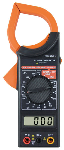 Good Quality Custom Digital Multimeter DT266D Easy to Operate Electronic Tester Pocket Type Digital Clamp Multimeter No Battery