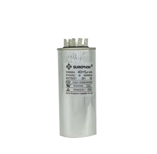 Factory Direct Sales Start Capacitor CBB65 AC Air Conditioner Compressor Capacitor 370/440V CBB60 Run Capacitor
