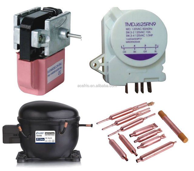 High Quality Parts Refrigeration Compressor Parts Refrigerator Accesorios,Condenser and Refrigerator Spare Parts Air