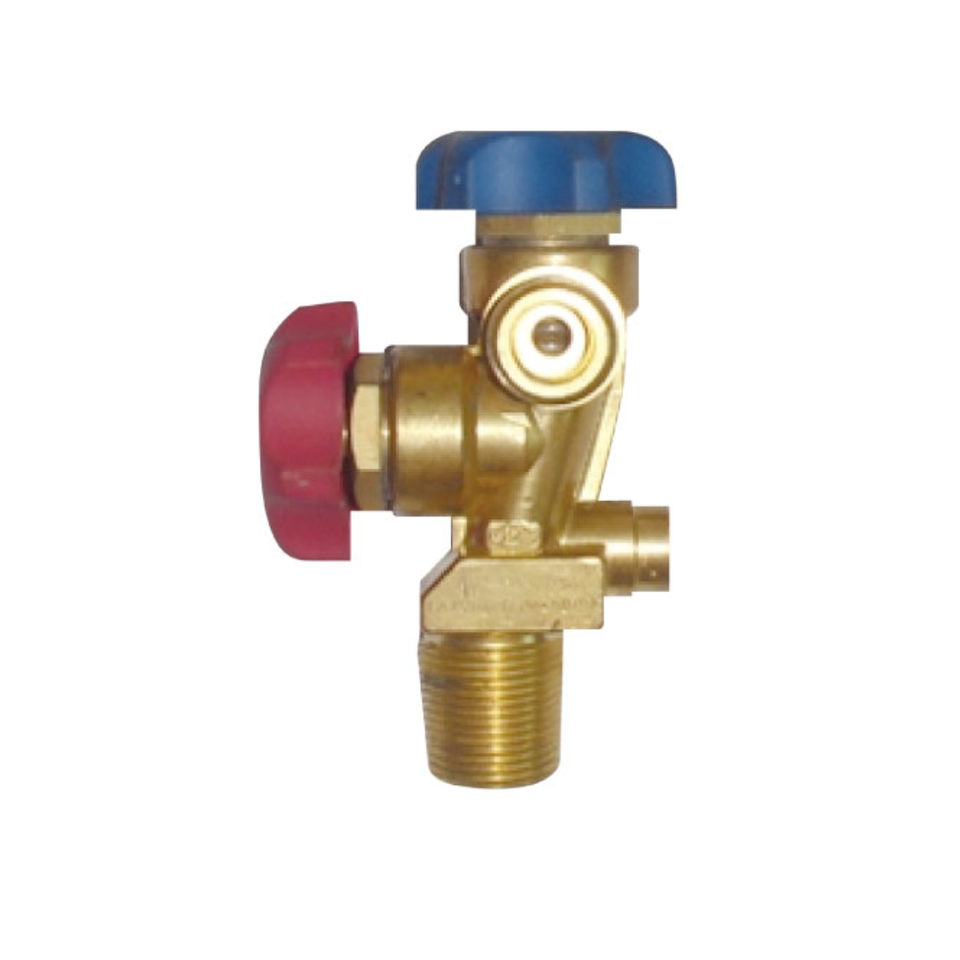 China Factory Refrigerants Gas Cylinder Valve High Pressure Brass Valve and Shut off Valve for Gas Recovery Tank