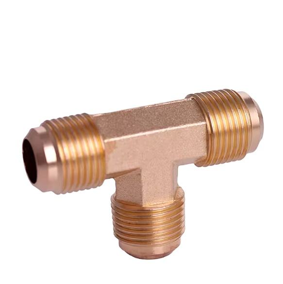 High Quality Air Conditioner Parts Metals Brass Tube Fitting 1/4 Professional Manufacturer Price Copper Elbow