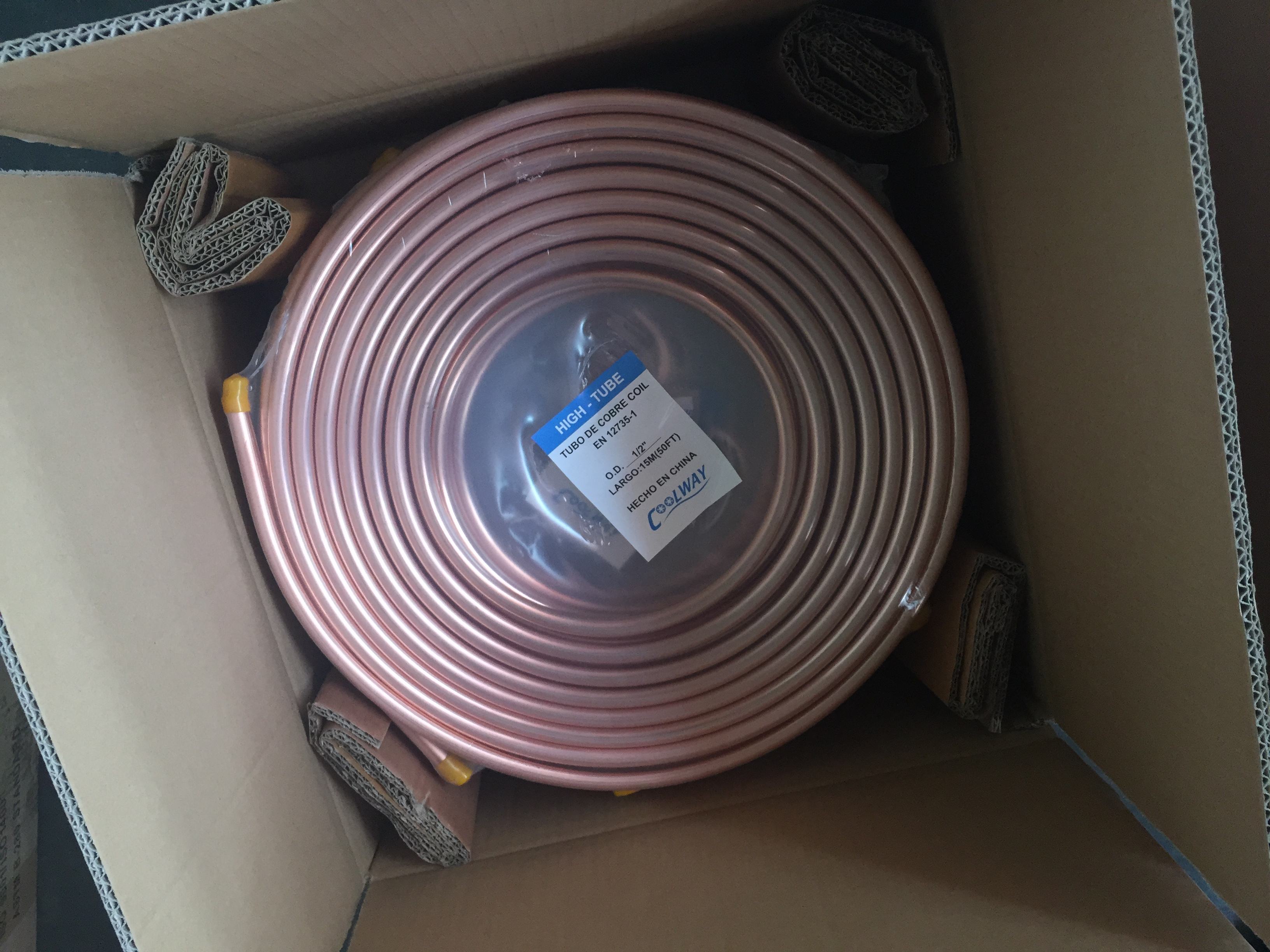 New Customized Size Refrigeration Pancake Pipe Coil Copper Pipe 1/2 3/8 1/4 Air Conditioner Pancake Coil Copper Tube Coil