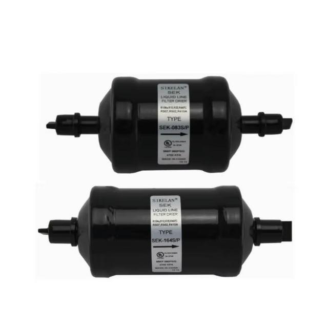 Hot Sale Refrigeration Manufactured Copper Receiver Refrigeration Dry Filter 1.2 SAD Series Solid Core Liquid Line Filter-Drier