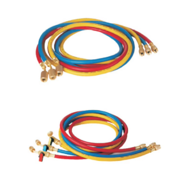 Custom Best Quality PVC Refrigeration Charging Hoses R22 R12 R134a R410a AC Air Conditioner Fluoride Pipe freon Refrigerant Pipe