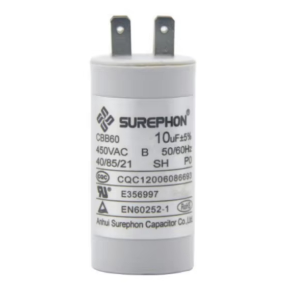 Motor Running Capacitor CBB60 High Quality Electrolytic Capacitor for Washing Machine