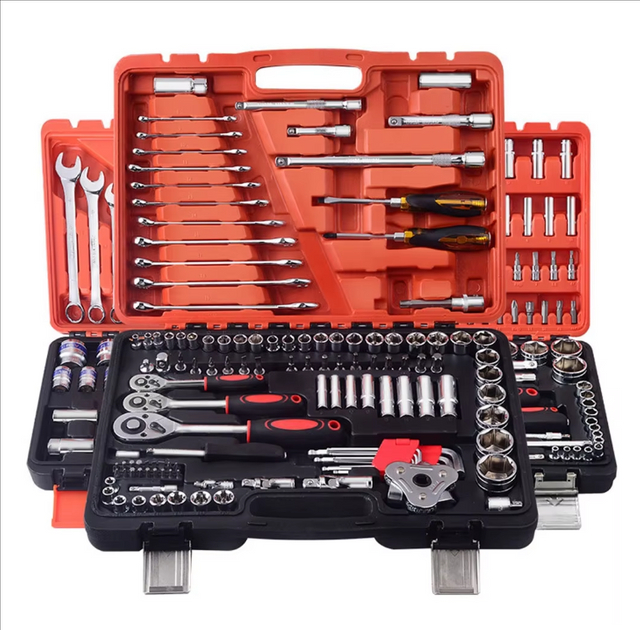 Manufacturer 121pcs Set Household Hardware Tool Set Multi-Function Tools Set Garage Workshop Tool Box for Sale