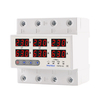 Cheap Three Phase Voltage Protector Din Rail 1-63A 3P Voltmeter Ammeter Adjustable Overvoltage and Undervoltage Protectors