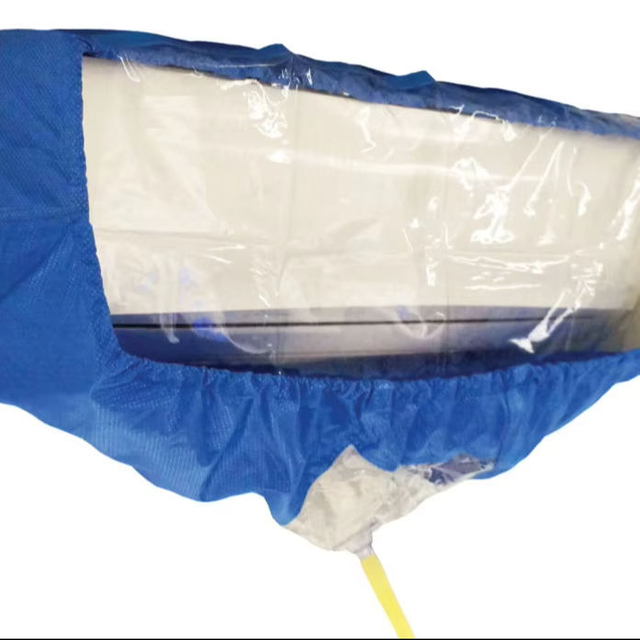 Air Conditioner Parts Waterproof Dust Washing Clean Protector Air Condition Bag for 24000-36000 Btu Wall-Mounted Mini Split AC