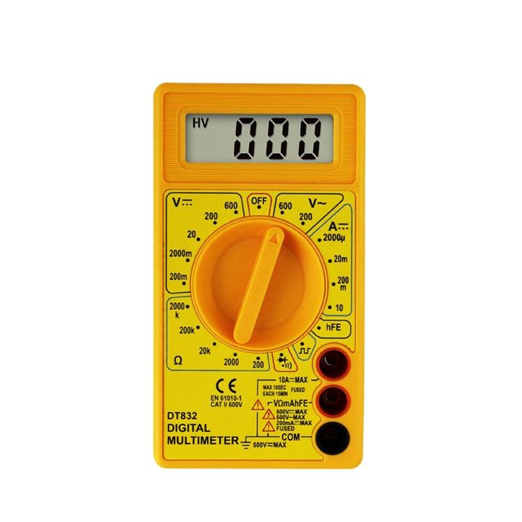 Professional Standard Modern Digital Multifunction Multimeter Removable Battery Lid with Temperature Test