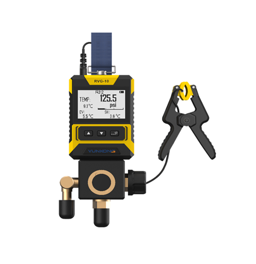 HVAC Parts Digital Manifold Pressure Gauge Digital Vacuum Pressure Manifold Tester Meter Air Conditioning Pressure Gauge Price