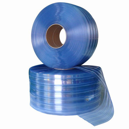 China Factory 2MM Pvc Industry Plastics Transparent Door Strip Curtains Super clear PVC Strip Curtain Flexible PVC Curtain