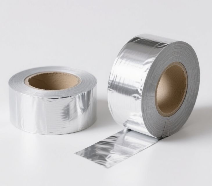 High Quality Factory Direct Sales Duct Tape Double Sided Aluminum Foil 0.1mm Customized Food Packaging Laminated Foil Aluminum