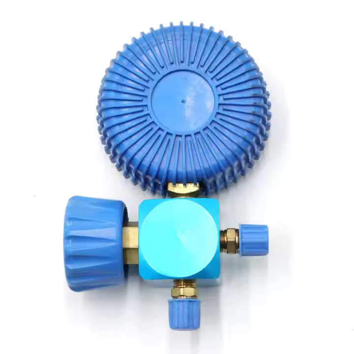 New Design Cheap Price Manifold Gauge Digital Manifold Refrigeration Parts Single Pressure Gauge Manifold Single Gauge